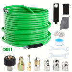 Professional 5800 PSI Sewer Jetting Kit for Powerful Drain & Pipe Cleaning