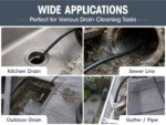 Professional 5800 PSI Sewer Jetting Kit for Powerful Drain & Pipe Cleaning - Image 2