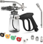 ABOSUN Pressure Washer Foam Cannon Kit with Short Gun