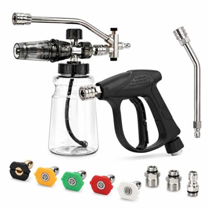 ABOSUN Pressure Washer Foam Cannon Kit with Short Gun