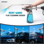 Foam Cannon Kit for Pressure Washer, Dual Connector Snow Foam Gun with Spray Gun, 5 Nozzle Tips, Curved Rods, 3/8" Swivel Quick Connect, M22-14mm & M22-15mm Adapters - Image 6