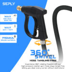 5800 PSI Sewer Jetter Kit for Pressure Washer – High-Pressure Drain Cleaning Hose with Rotating, Corner & Button Nozzles, 50FT–150FT Options - Image 3