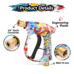 Pressure Washer Foam Cannon Kit – 4000 PSI Short Gun with Thick Snow Foam for Car Washing & Outdoor Cleaning - Image 4
