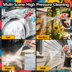 Pressure Washer Foam Cannon Kit – 4000 PSI Short Gun with Thick Snow Foam for Car Washing & Outdoor Cleaning - Image 3